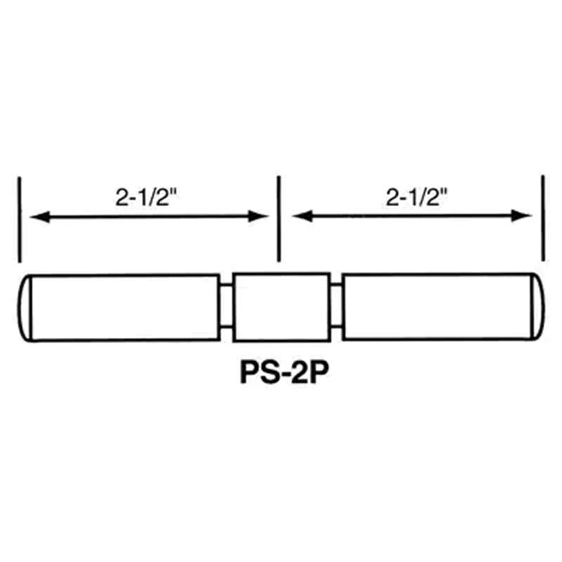 3M™ PanelSafe™ 2-Way Pin PS-2P-B, works on breakers up to 2-1/2 inches away from the panel safe unit